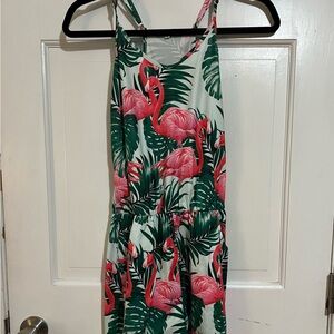 Flamingo Print Sundress